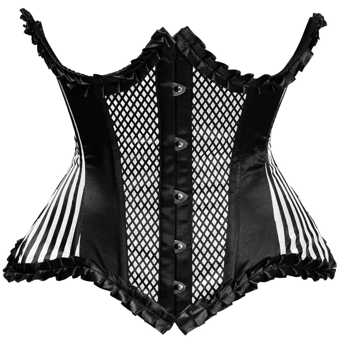 Daisy corsets womens Curvy Nude Cotton Double Steel Boned Underbust Waist  Cincher Corset